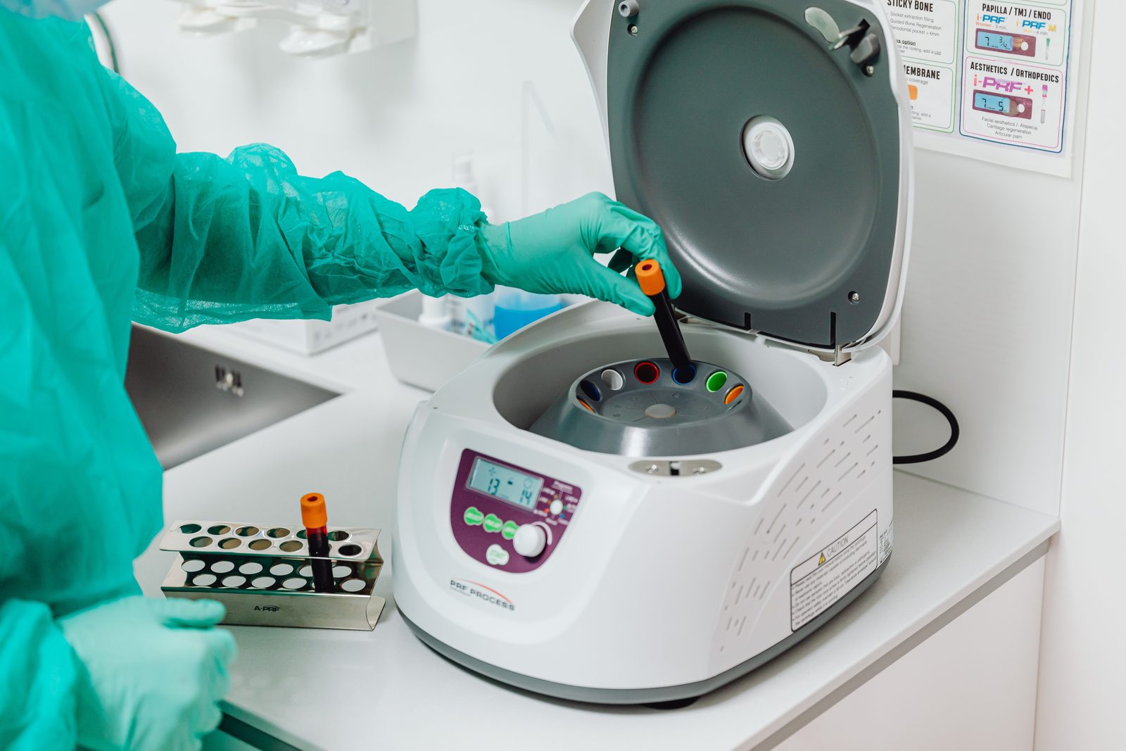 Laboratory centrifuges and rotors